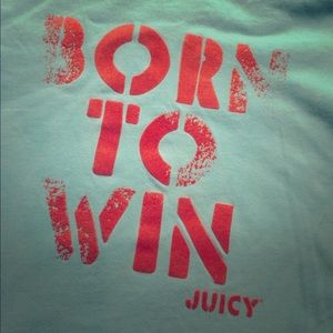 Juicy Couture “Born to Win” T-Shirt ☝🏼🥇🏆🎖☝🏼💙